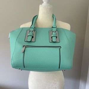 Mint green large handbag